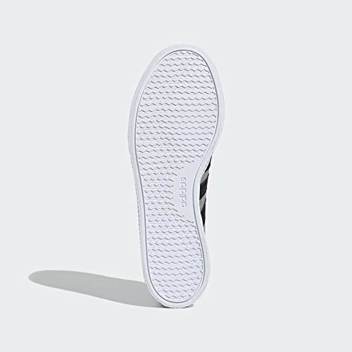 Bottom view of an Adidas shoe sole with a textured pattern