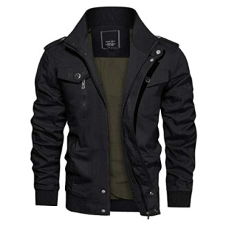 CRYSULLY Men's Windbreaker Jacket