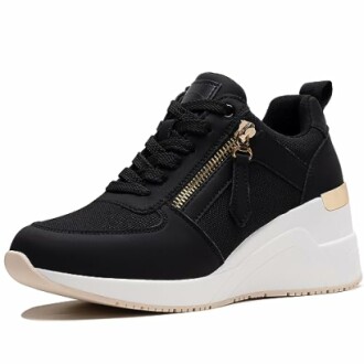 Viscozzy High Heel Wedge Sneakers for Women