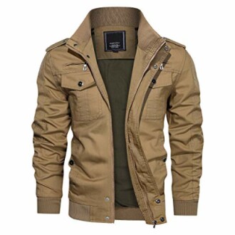 CRYSULLY Men's Windbreaker Jacket