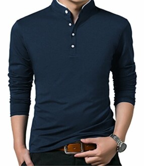 KUYIGO Men's Casual Slim Fit Shirt