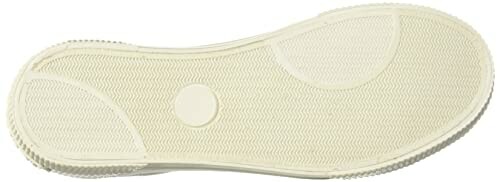 Bottom view of a shoe sole with textured pattern