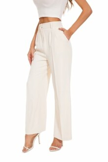 FUNYYZO Women's Wide Leg Pants